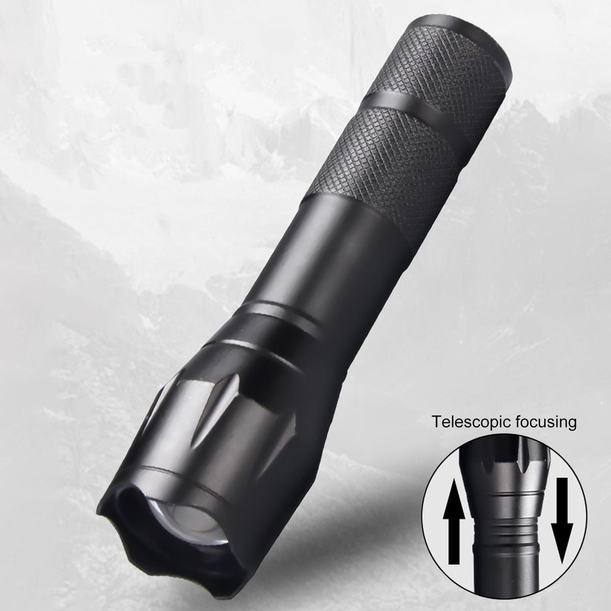 Camping Flashlight USB Charging LED Flashlight Camping Torchlight A
