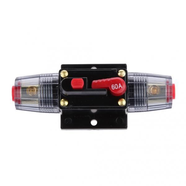 2pcs Car 60Amp Circuit Breaker Manual Reset Kill Switch Circuit