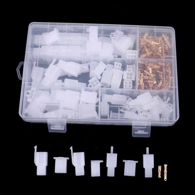 40Set Connector Plug Terminals 2/3/4/6Pin Way With Clear Box For