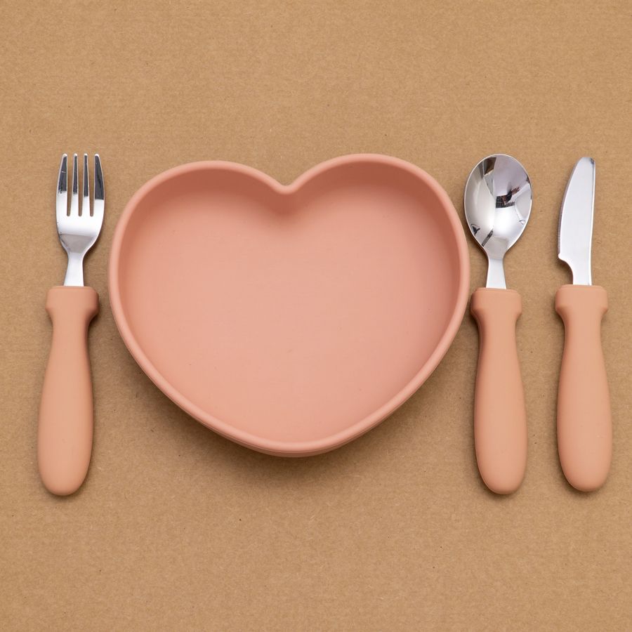 Newborn Stainless Steel Children's Tableware Spoon Fork