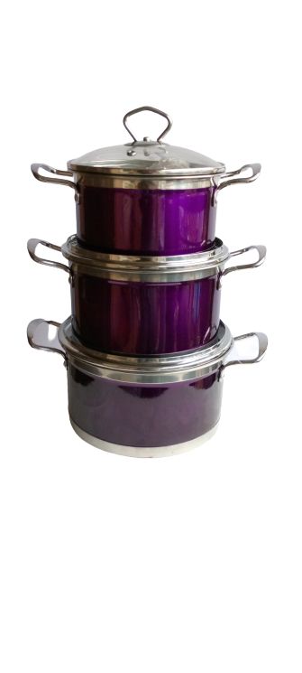 6pcs Aluminium Quality Pot