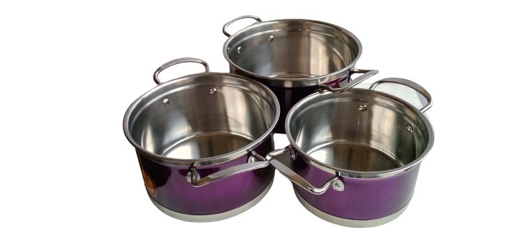 6pcs Aluminium Quality Pot