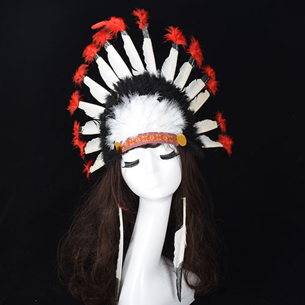 Lightweight Native American Indian Headdress