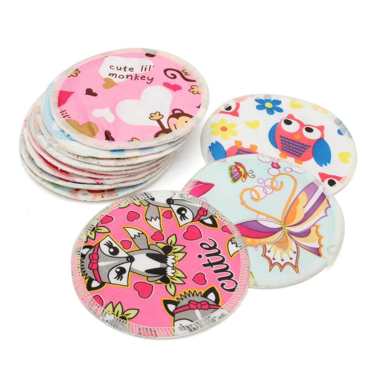 12 Bamboo Fiber Waterproof Leakproof Anti-spill Nursing Breastfeeding Pads Mats