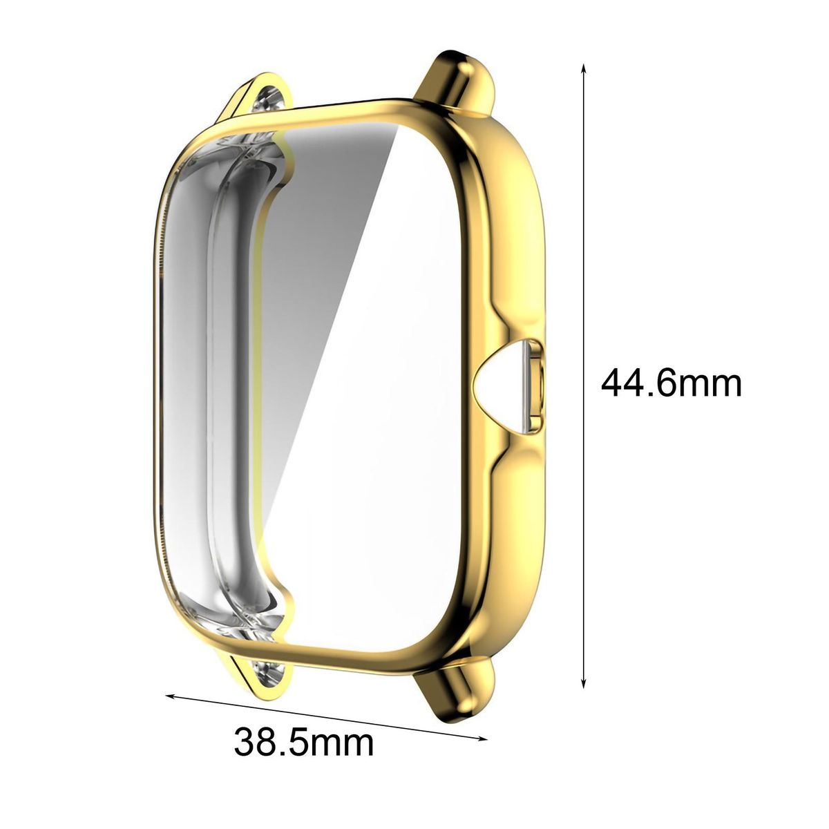 Watch Case Anti-scratch Electroplating TPU-Transparent