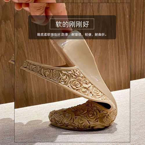 Baotou Sandals Women's Wedge Slip Soft Bottom Beach Jelly Shoes Black