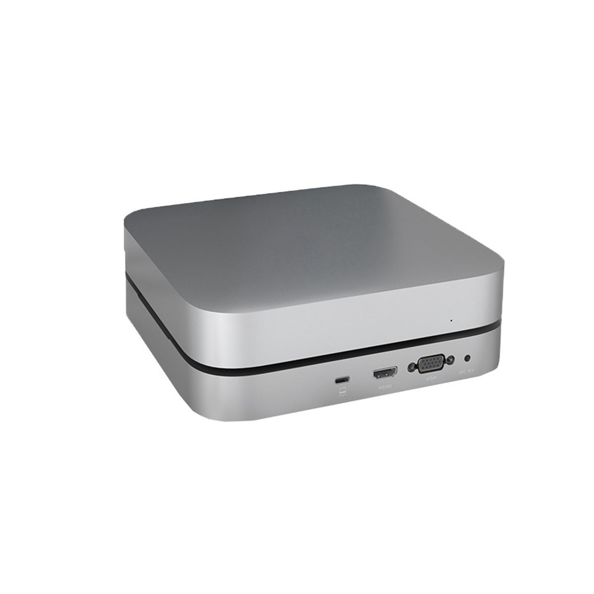 For Apple Computer Mac Mini Dock Docking Station Built-in Hard Drive Box Convenient Portable 13-in-1 Docking Station