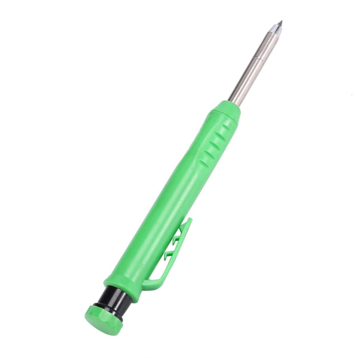 Solid Carpenter Pencil Set with 12 Refill Leads Kit for Wood