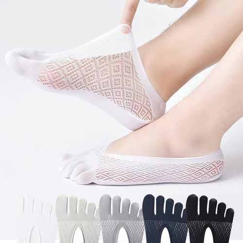 Mens Toe Socks No Show Socks Five Finger Socks Invisible Socks（6 Pairs）