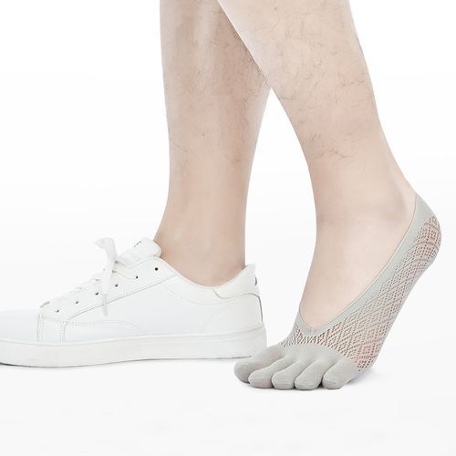 Mens Toe Socks No Show Socks Five Finger Socks Invisible Socks（6 Pairs）