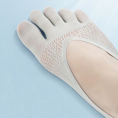 Mens Toe Socks No Show Socks Five Finger Socks Invisible Socks（6 Pairs）