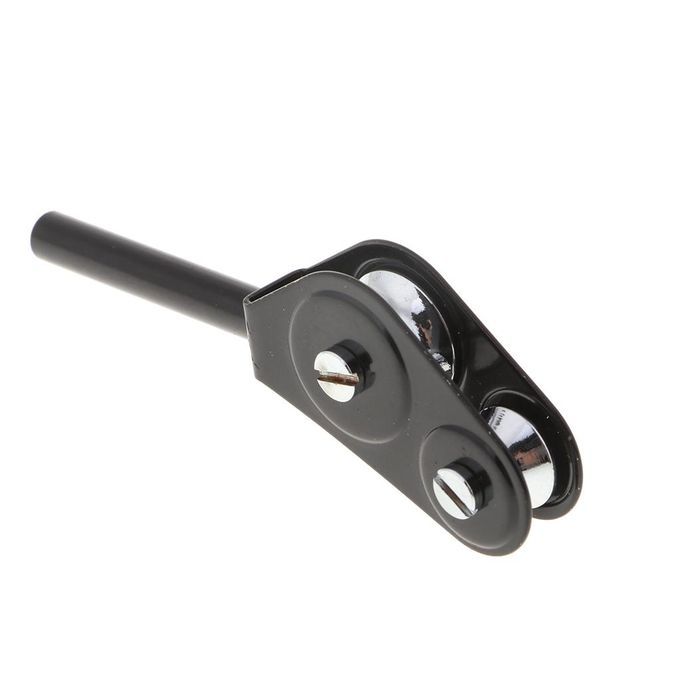 5x  Rod Double Roller Pole  Stainless Steel Tip-top