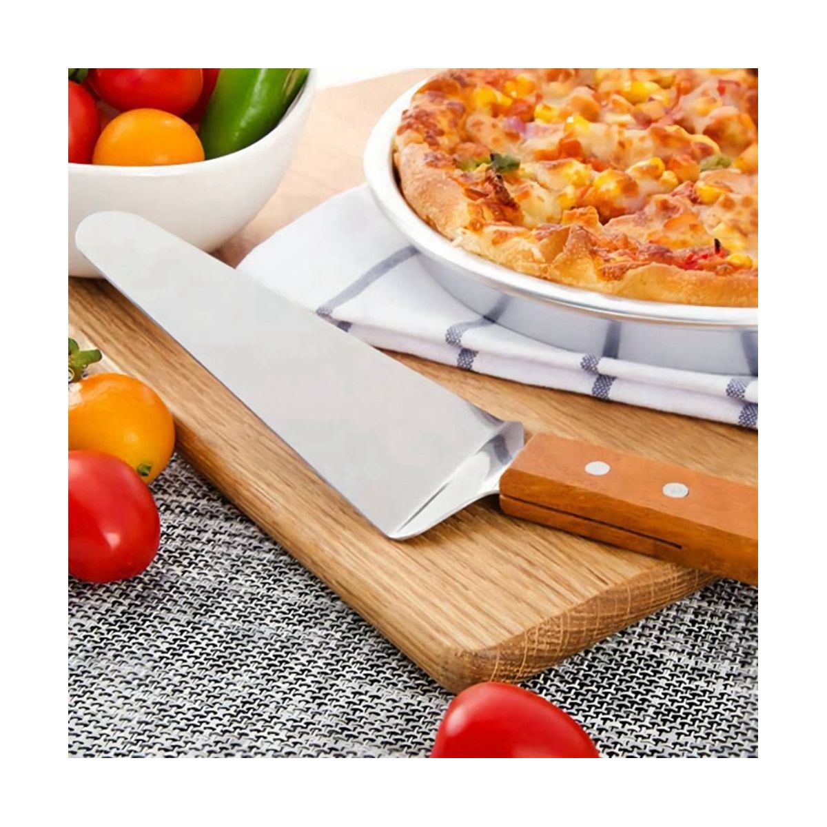 10Pcs Pie Server Cake Support Transmission Triangle Shovel