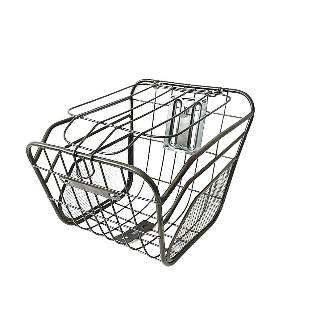 40 Bicycle Basket Front And Rear Iron Basket Storage Basket