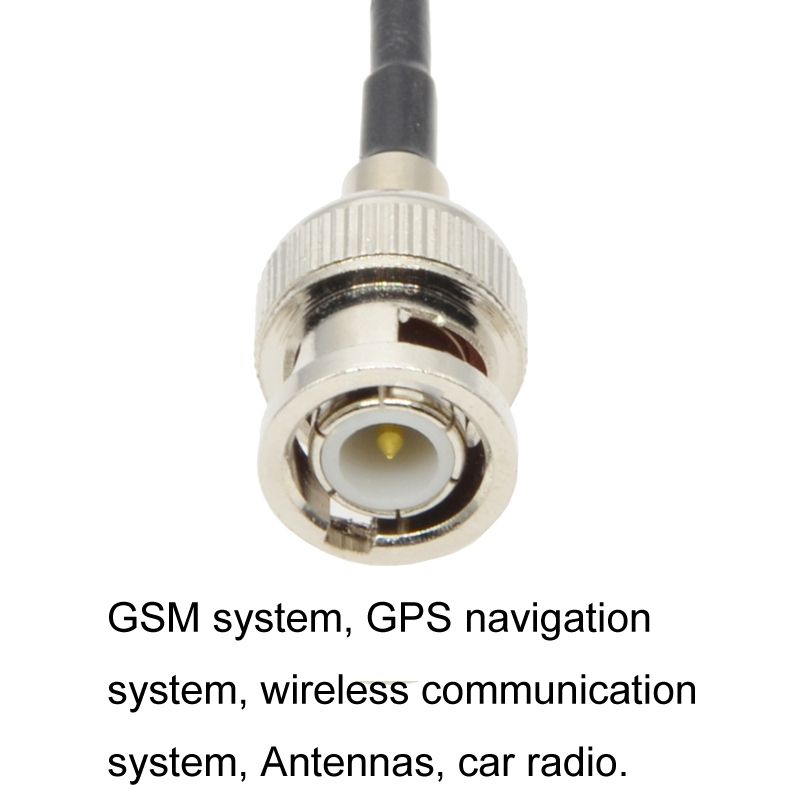 BNC Male To BNC Male RG58 Coaxial Cable, Cable Length:1m