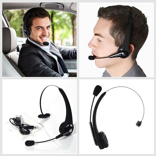 Wireless Over-the-head Bluetooth Headset For Sony PS3 Tablet PC Smartphone With Mic