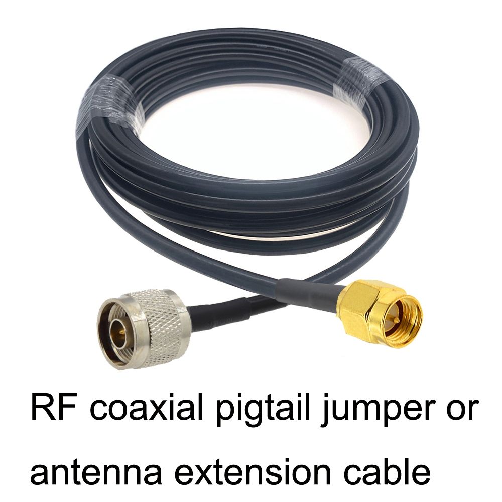SMA Male To N Male RG58 Coaxial Cable, Cable Length:1m