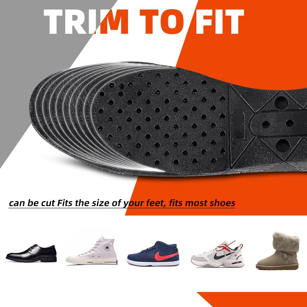 1 Pair Height Increase Shoe Insoles Air Cushion Heel Insert For Men And Women