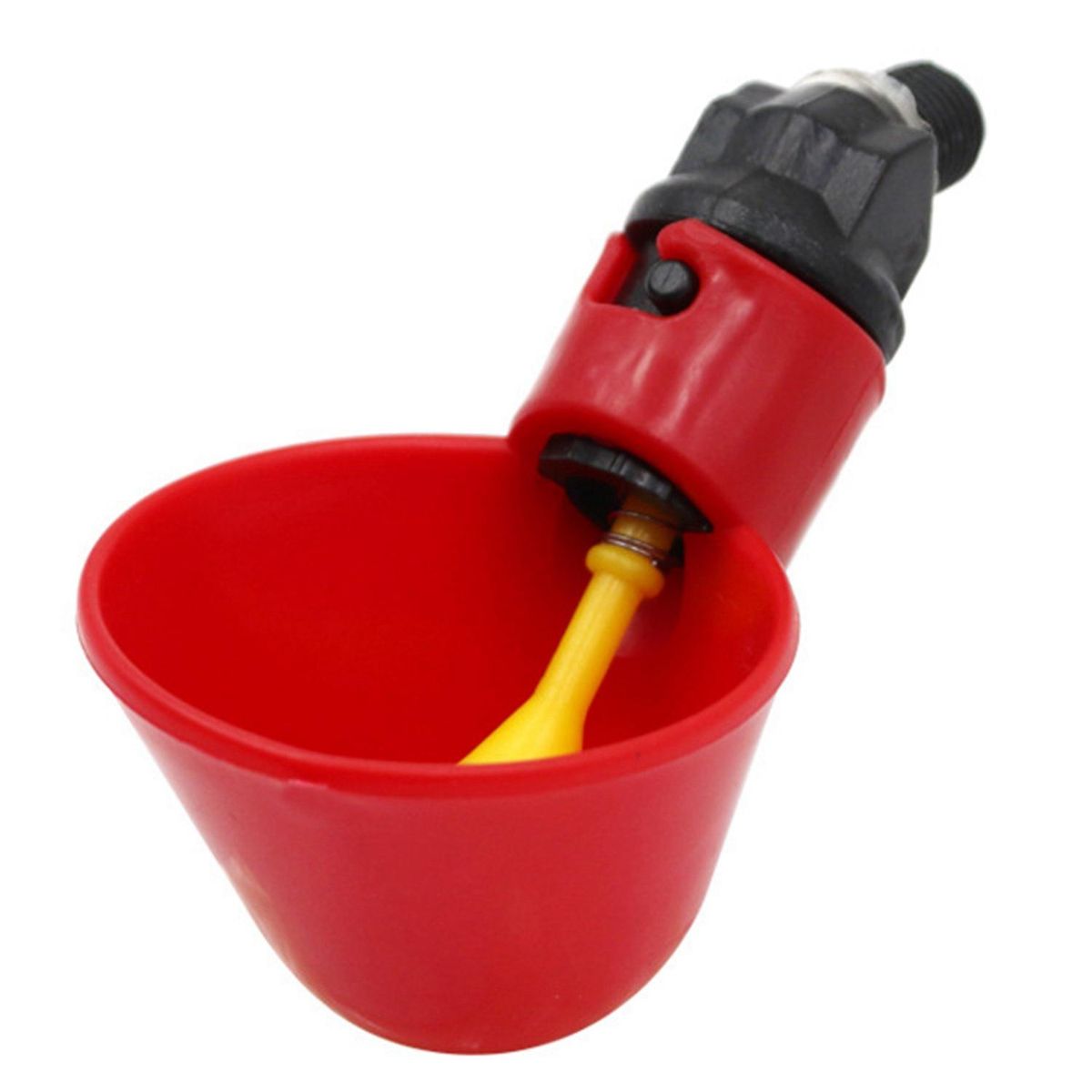 Automatic Filling Poultry Waterer Cups for Auto Watering Drinker System for Chickens, Ducks, Geese, Turkeys Etc. 6Pcs