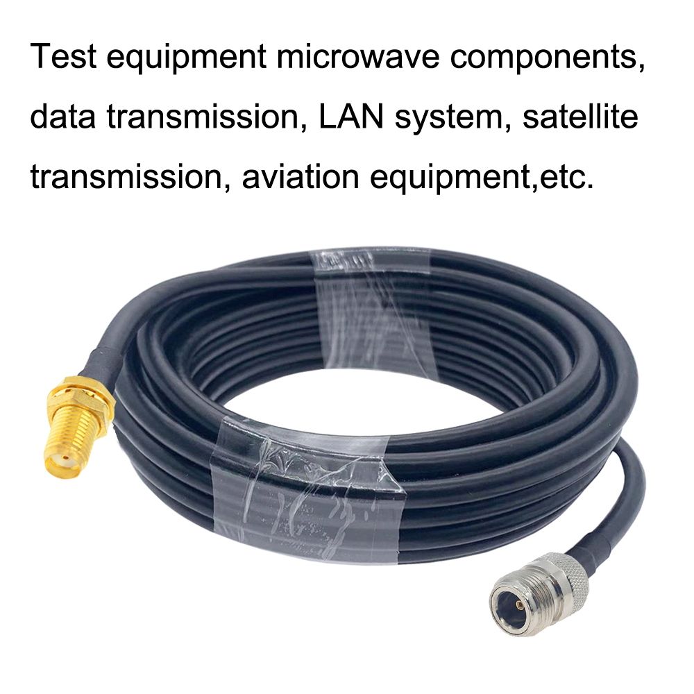 SMA Female To N Female RG58 Coaxial Cable, Cable Length:1m