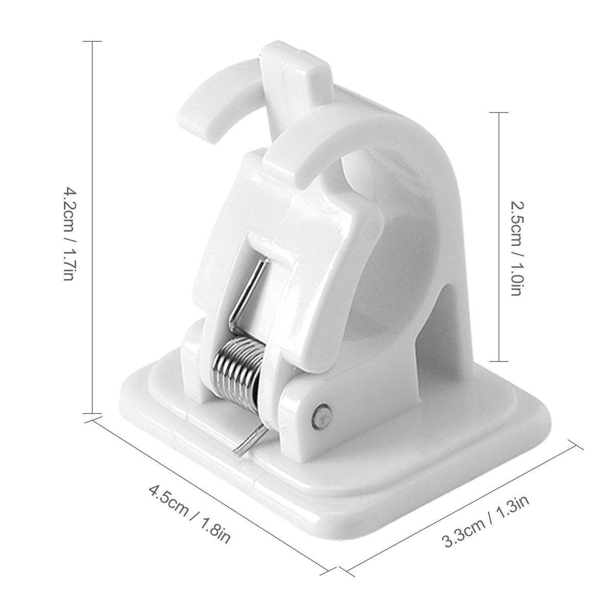 10pcs Fishing Rod Holder Clips Lock Buckle Fishing Pole Wall