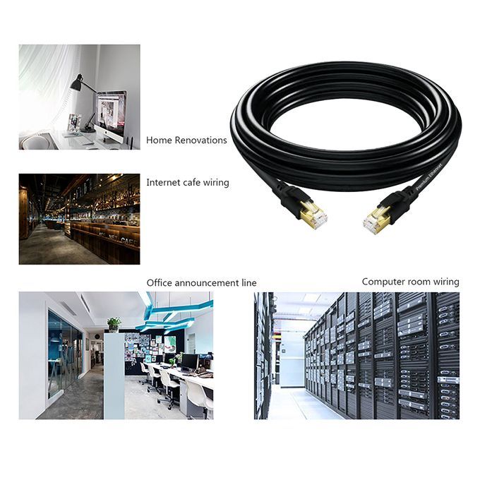 High Quality 2000MHz 40Gbps Transmission Stability CAT8