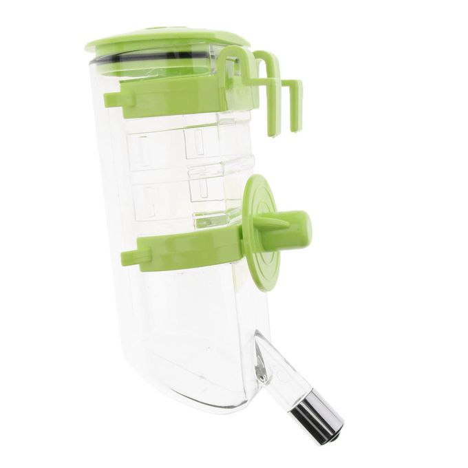 Pet Puppy Kitty Rabbit Dwarf Hamster Gerbil Crate Water Bottle Green