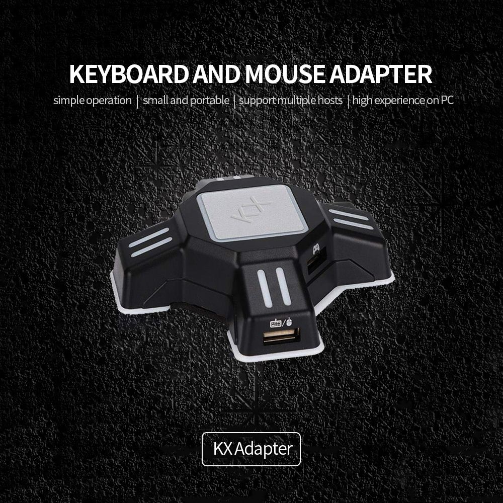 KX Adapter USB Mobile Gaming Keyboard And Mouse Converter