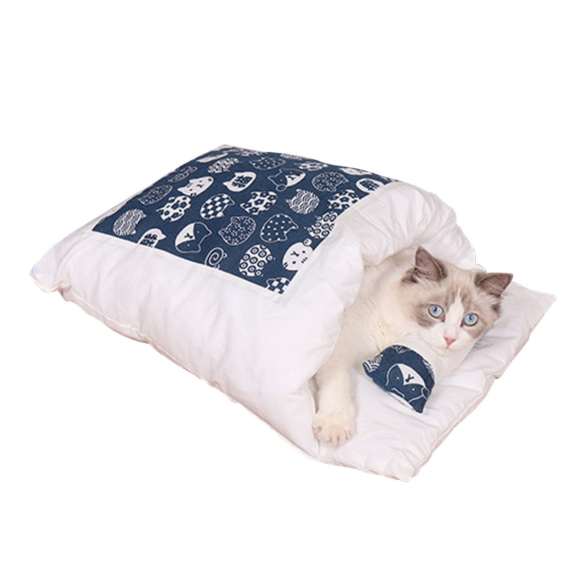 Pet Cat Dog Sleeping Bed Winter Washable Removable Anti-Slip