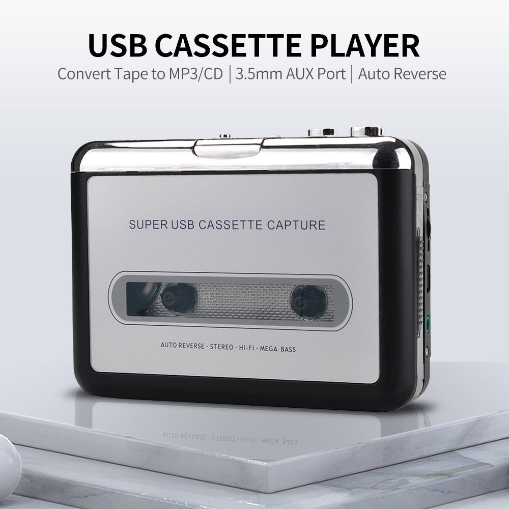 USB Cassette Player Portable Tape Convert Player Tape To