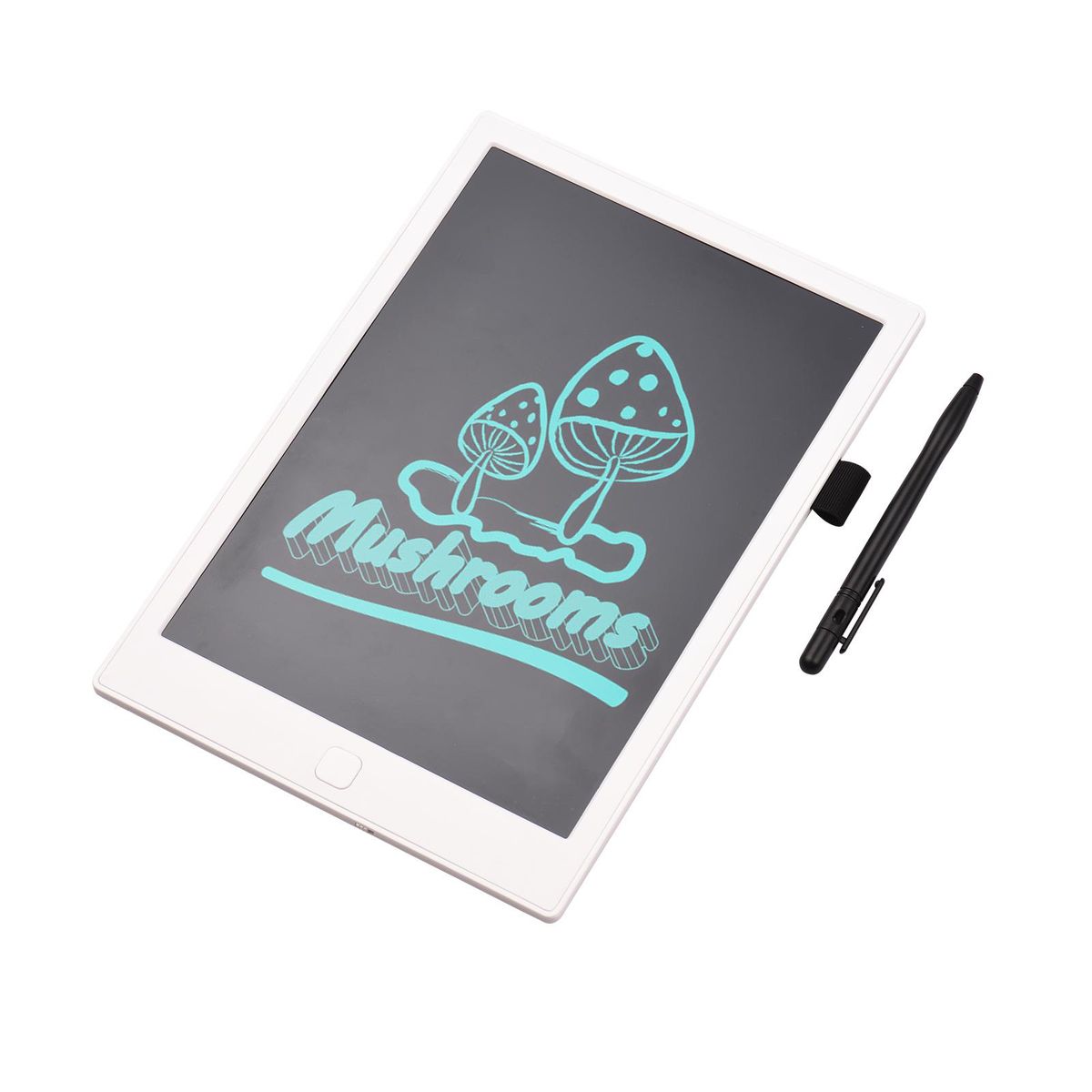 10 Inch LCD Writing Tablet Monochrome Screen Handwriting Memo Pad with Stylus   Drawing Writing Taking Notes Leaving Messages Eye-friendly for Toddlers Boys Girls   & Adults White