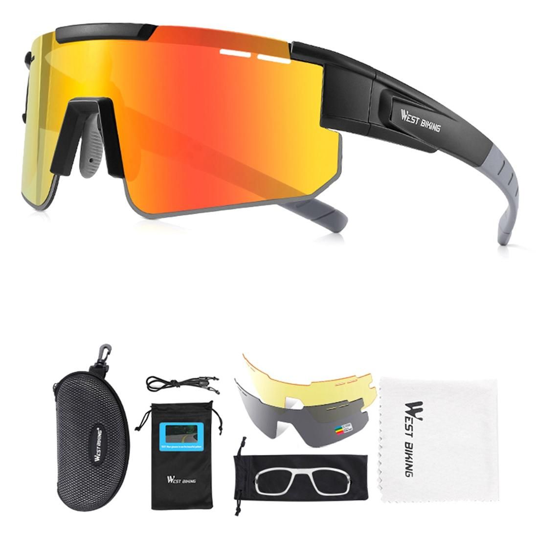 WEST BIKING Cycling Glasses Men Mountain Bike Bicycle Sport