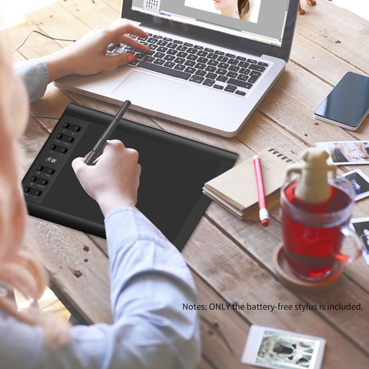 Battery-free Stylus Pen 8192 Pressure Levels