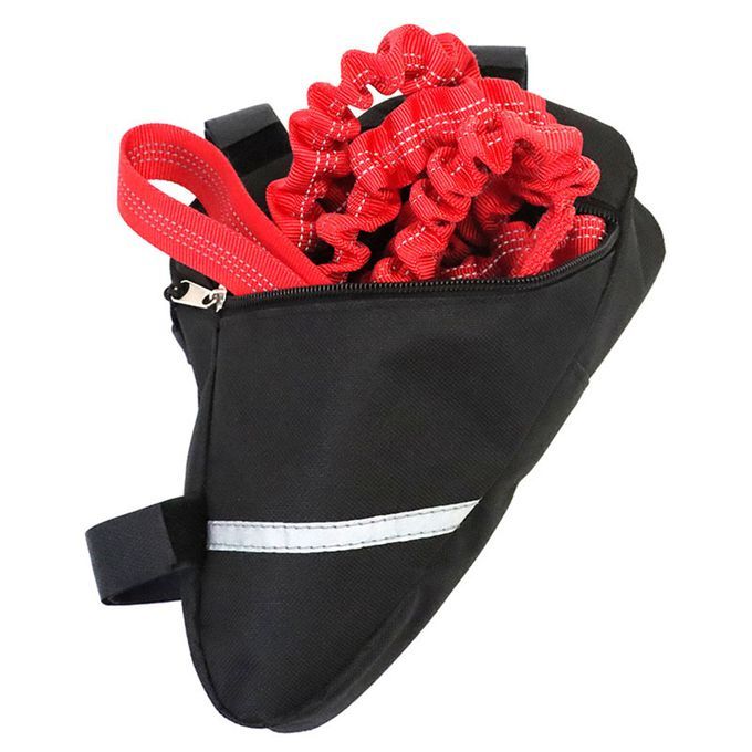2.5m Bike Bungee Tow Rope Strong Bicycle Pull Strap For Pulling Red