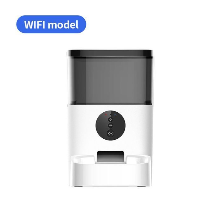 6L Automatic Dog Feeder For Cats Dogs Timed Food Dispenser W/ WiFi