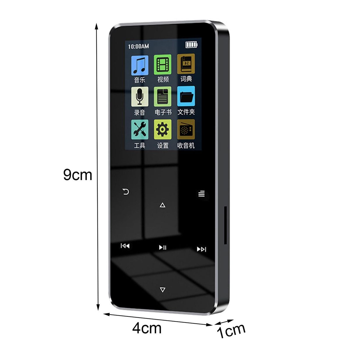 Alarm Clock Mp3 Player Wireless Sound Oasis 16gb Bluetooth Mp3 Player Black