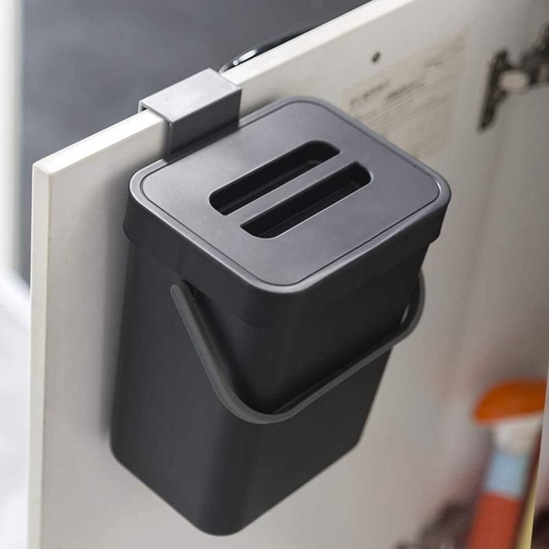 Kitchen Compost Bin for Countertop or Under Sink Composting Ndoor Home Trash Can with Removable Airtight Lid Blue