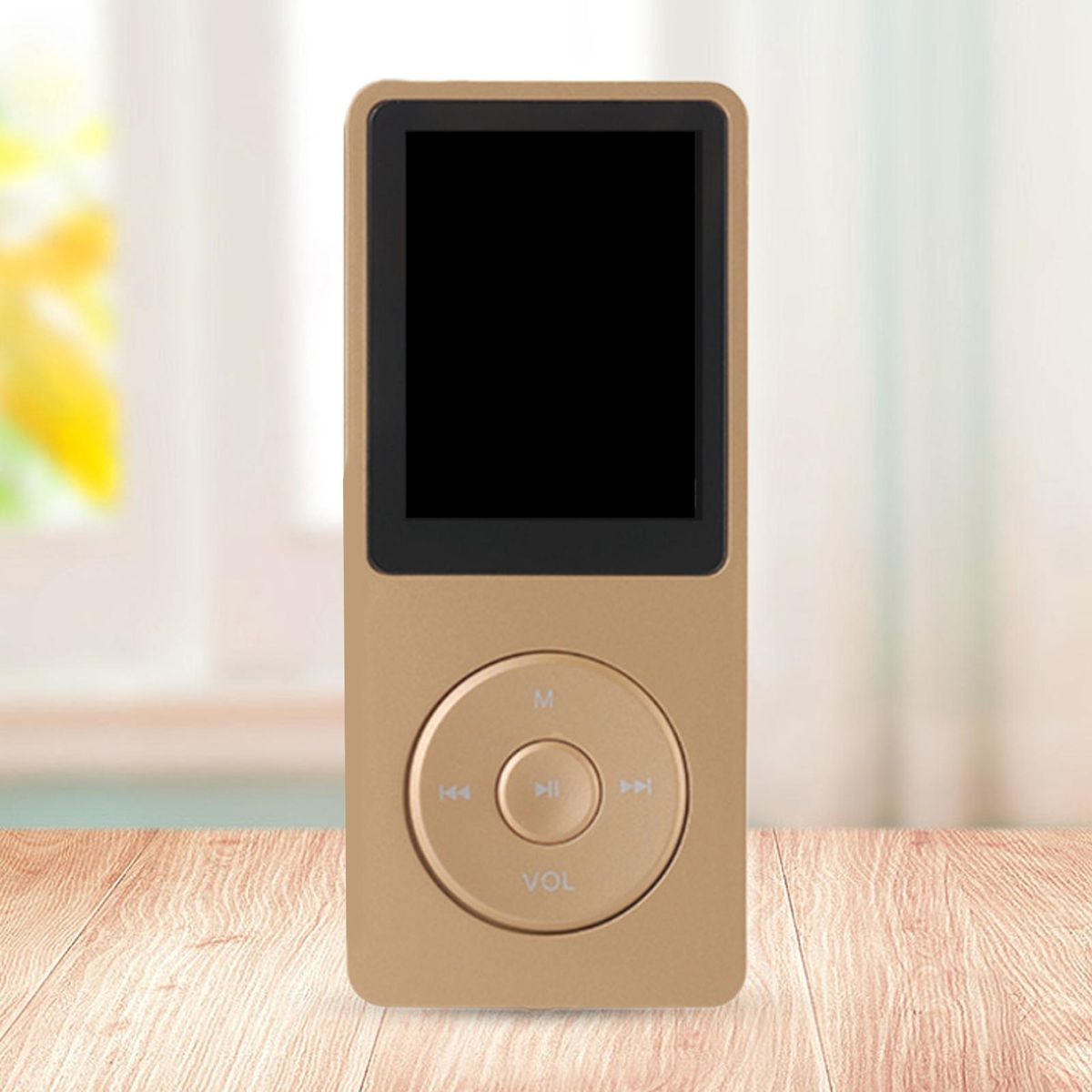 Mp4 Player with 16gb Memory Portable Mp4 Player with Built-in Speaker Golden