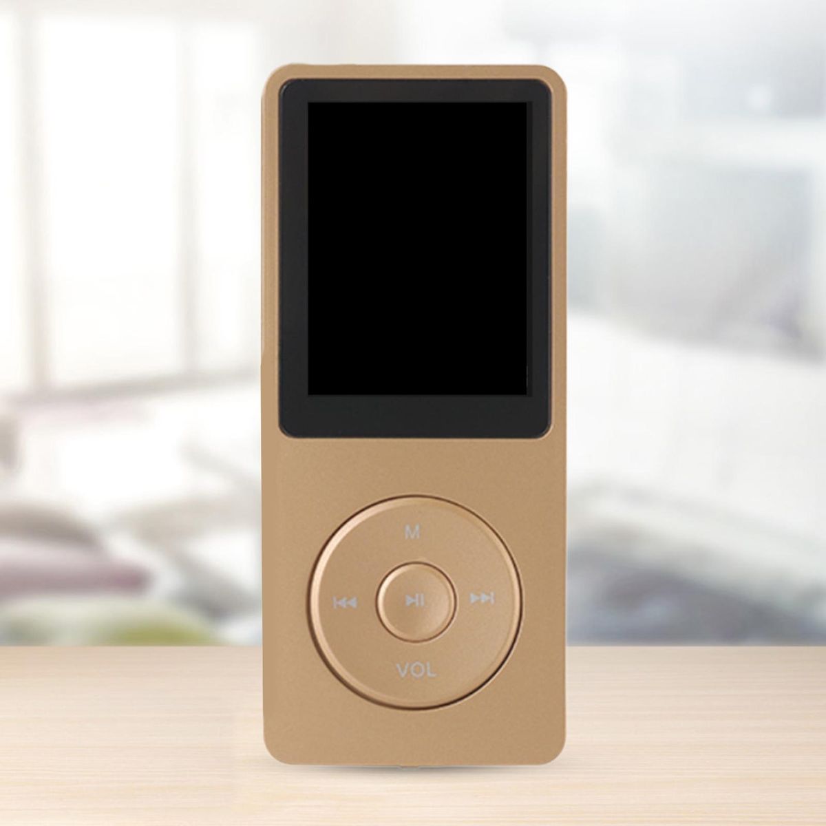 Mp4 Player with 16gb Memory Portable Mp4 Player with Built-in Speaker Golden
