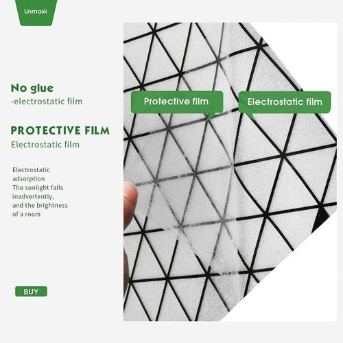 60x200cm PVC Window Film Glass Decorative UV Window Sticker