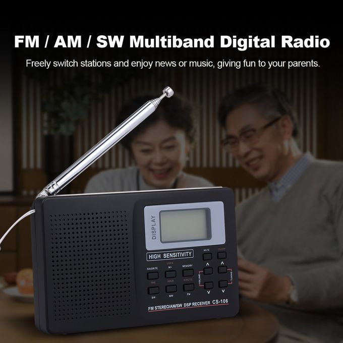 Portable FM / AM / SW Radio Digital Stereo Receiver