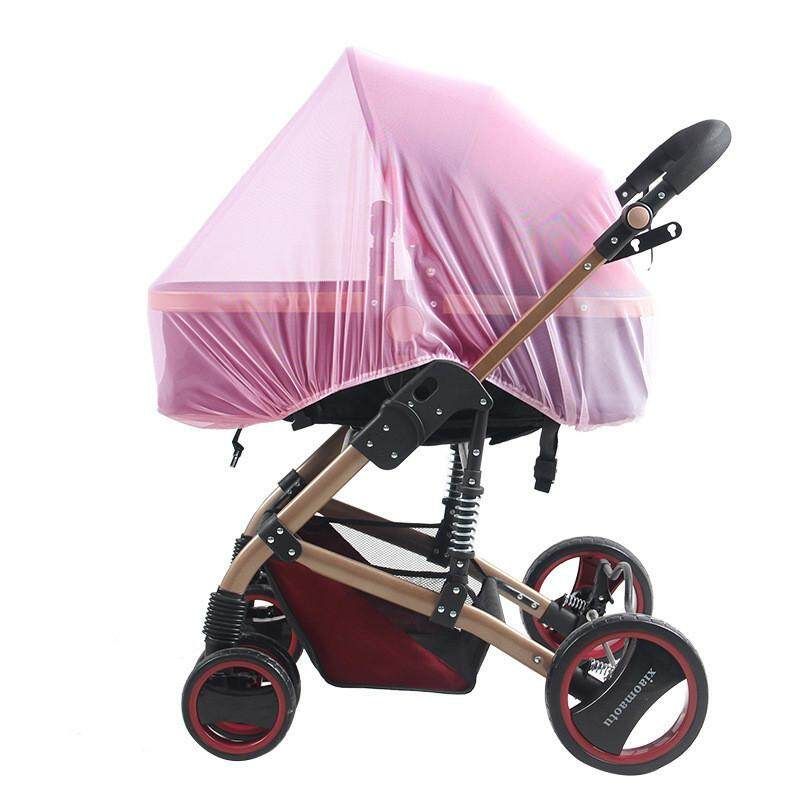 Infants Baby Stroller Pushchair Mosquito Insect Net Safe Mesh Buggy Crib Netting Cart Mosquito Net Pushchair Full Cover Netting Full Cover Mosquito Net Purple Encryption 150cm
