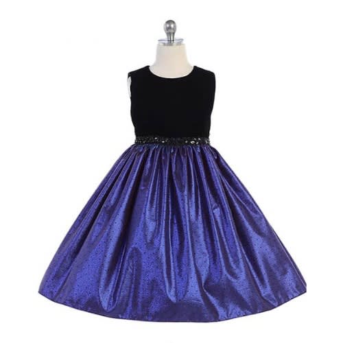 Girls Occasion Dress - Royal Blue