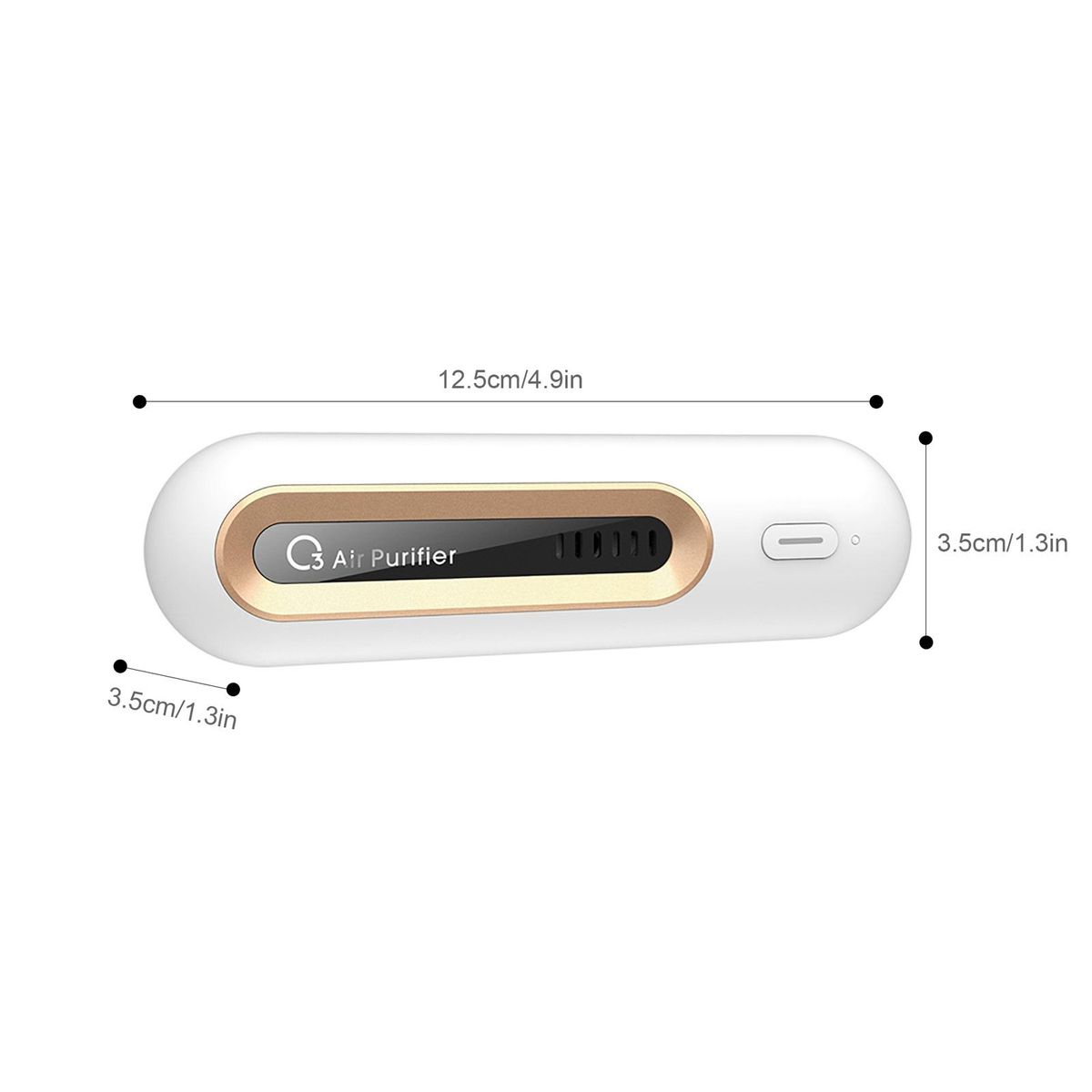 Fridge Deodorizer USB Mini Fridgerator Deodorizer Odor Eliminator Ozone Generator Reusable for Car Closet Wardrobe Toddler Toy