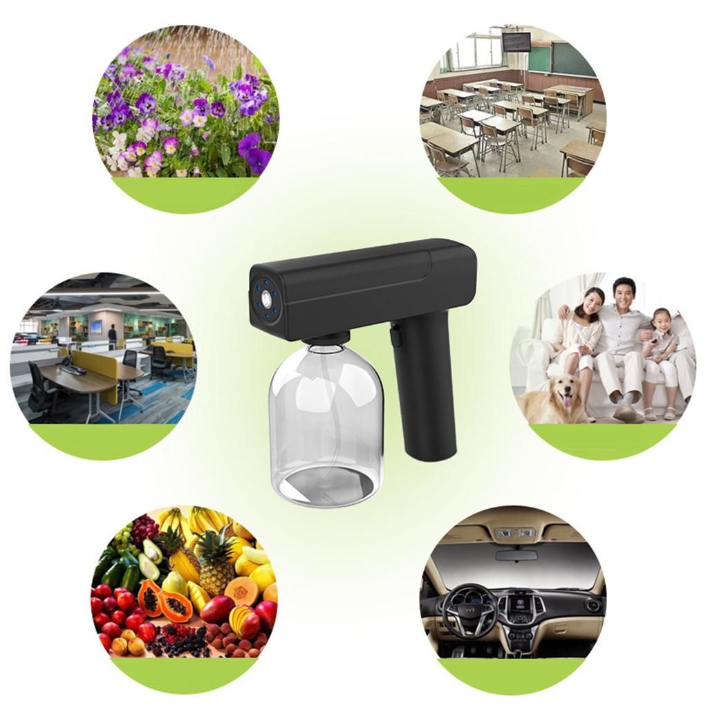 Blue Light Electric Sprayer Disinfection Sprayers Black