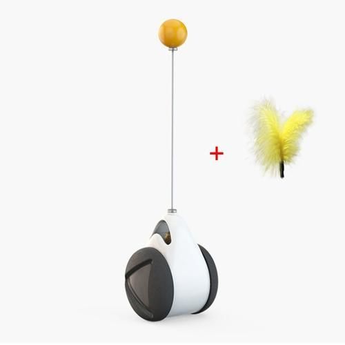 Tumbler Swing Toys For Cats Kitten Interactive Balance Car Cat Chasing Toy With Catnip Funny Pet Products For Dropshipping