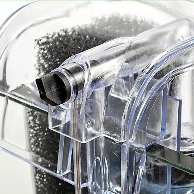 Aquarium Filter Waterfall Aeration Pump Wall Mount Mute