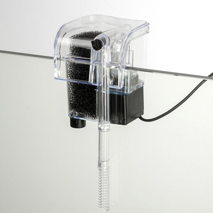 Aquarium Filter Waterfall Aeration Pump Wall Mount Mute