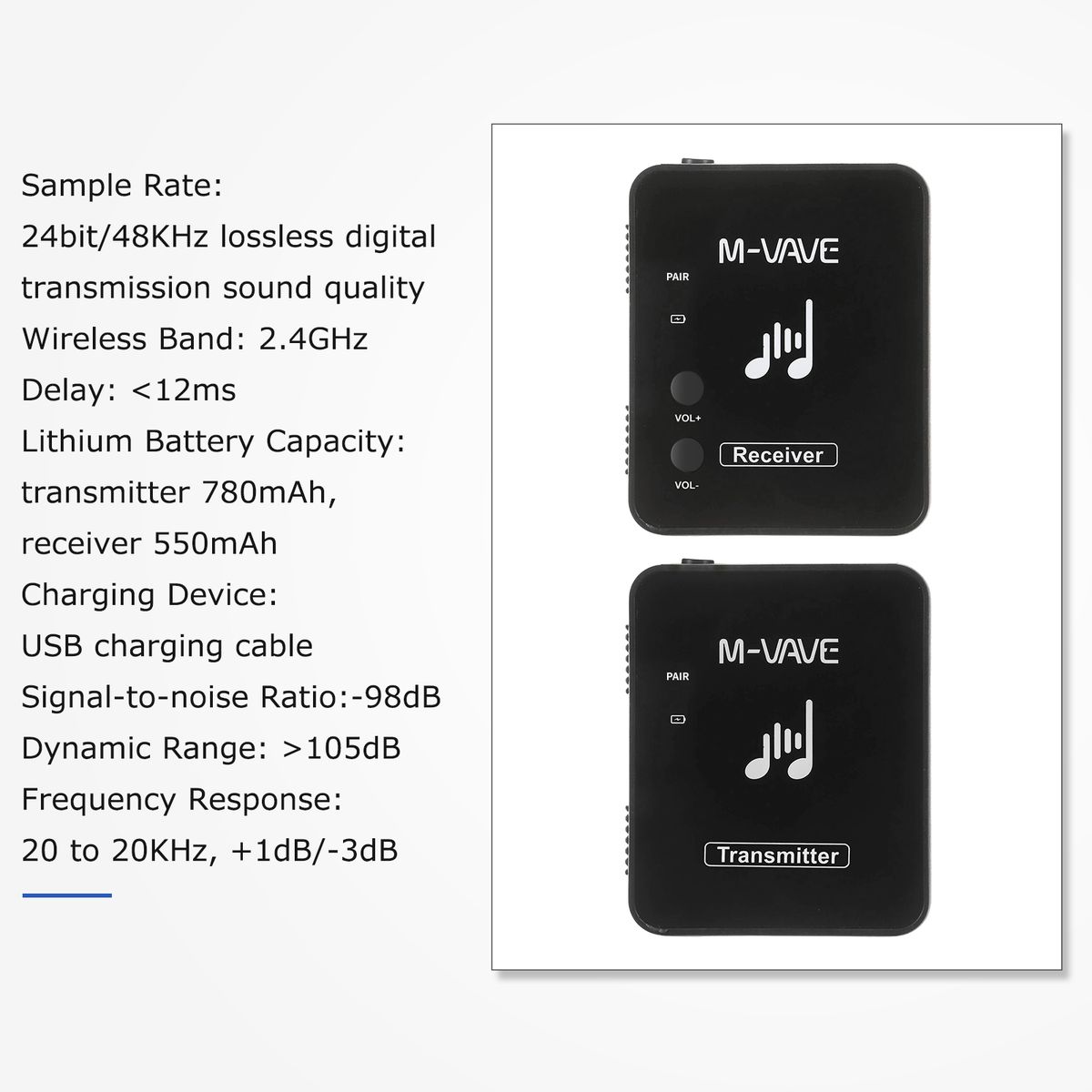 Wp-10 2.4Ghz Wireless Earphone Monitor Transmission