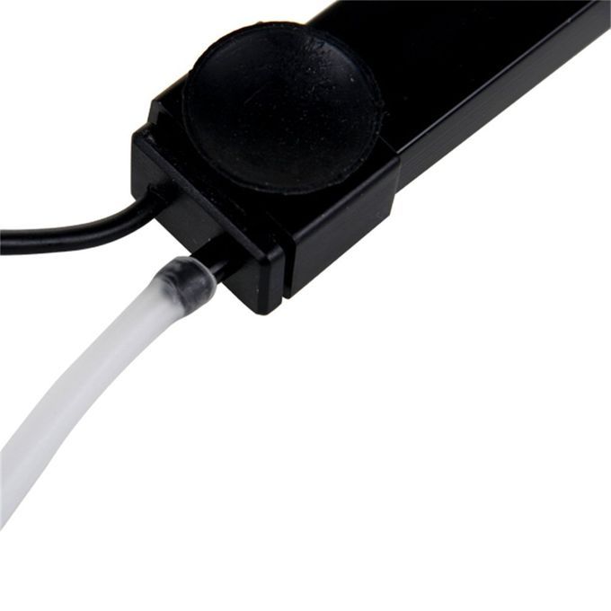 6LED1.5W RGB Color Changing Submersible Aquarium LED Fish Tank Light Black